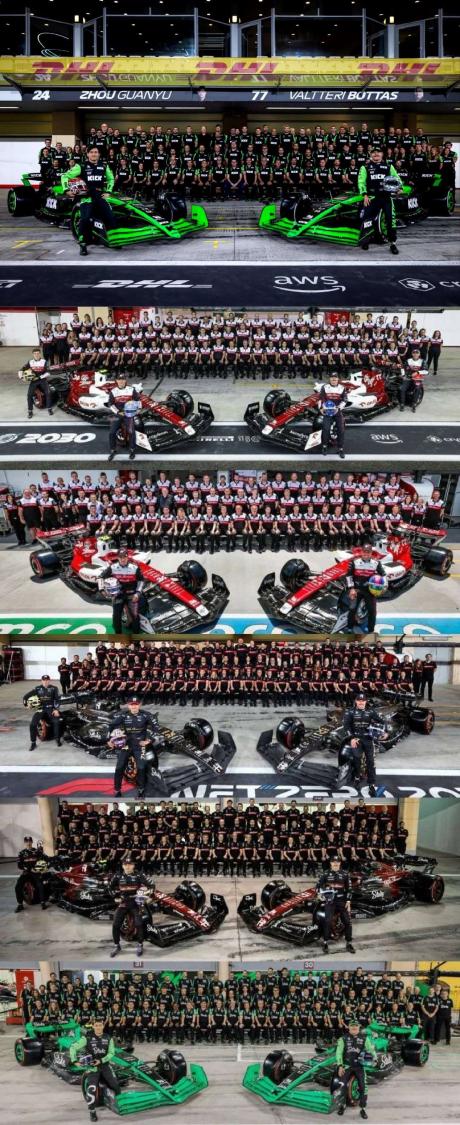 索伯车队鏖战红牛车队，周冠宇扛起全队